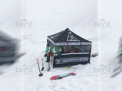 Мобильный шатер 3х3 на Камчатке